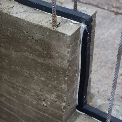 water stopper installation at house construction site