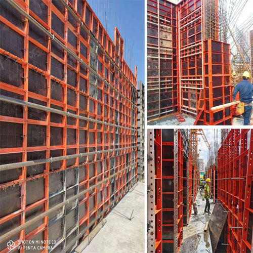 Euroform formwork is widely used in various concrete construction