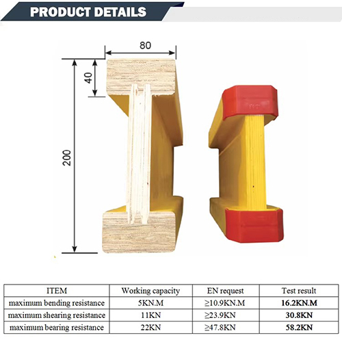 H20 Wood Timber Beam for Construction Formwork Support