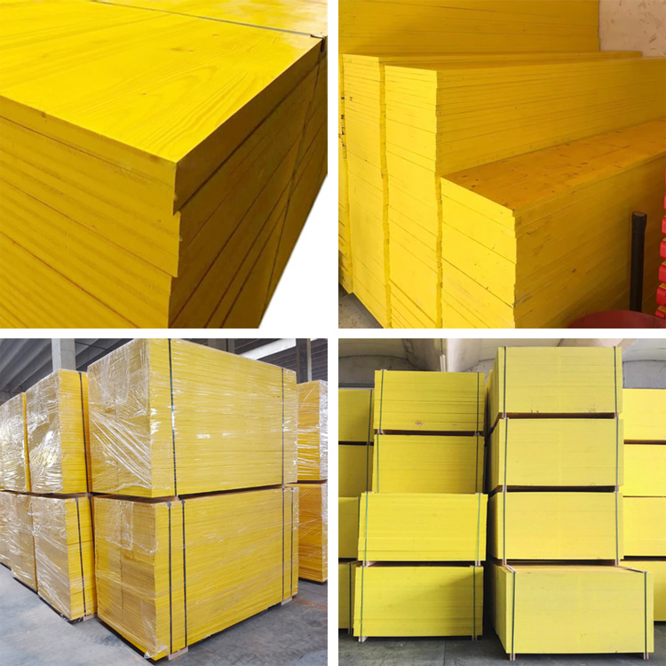 5.0-Triply Panel 21mm 27mm Waterproof 3 Ply Yellow Shuttering Plywood Panel for Concrete Formwork.jpg