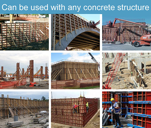 The traditional Steel Ply Forming System for Construction Wall Concrete