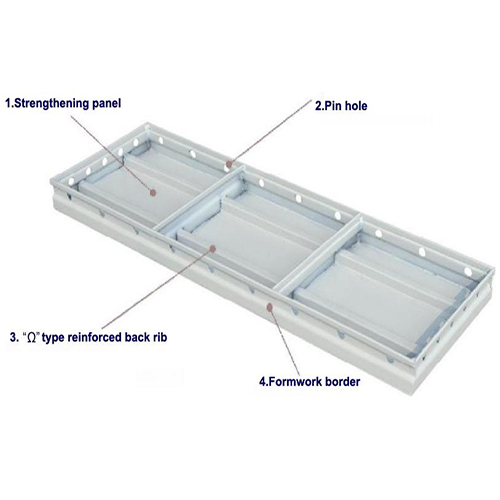 High-Strength Reuse 300 Times Alloy Steel Formwork System for Concrete Wall Can Replace Aluminum Formwork