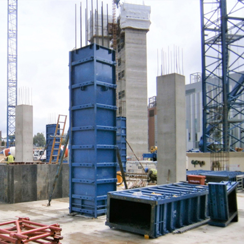 Reusable Adjustable Steel Column Formwork  for Concrete Construction