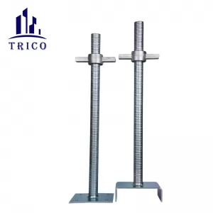 Aluminum Formwork Adjustable  Base Jack U Jack