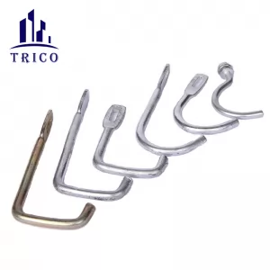 Construction Concrete Formwork Accessory Steel Hook for Steel Plywood System