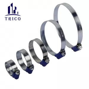 Blue Housing British Type Hose Clamp