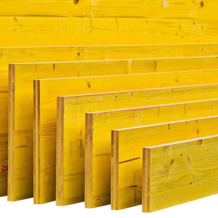 Triply Panel 21mm 27mm Waterproof 3 Ply Yellow Shuttering Plywood Panel for Concrete Formwork