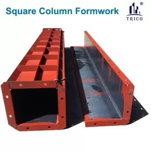 Reusable Adjustable Steel Square Column Formwork System for Concrete Construction