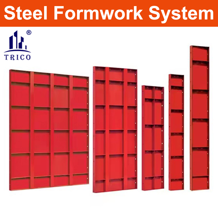 Reusable Adjustable Steel Square Column Formwork System for Concrete Construction