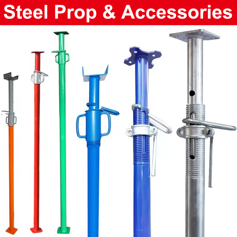 Adjustable Steel  Props Scaffolding Shoring Props for Concrete Construction