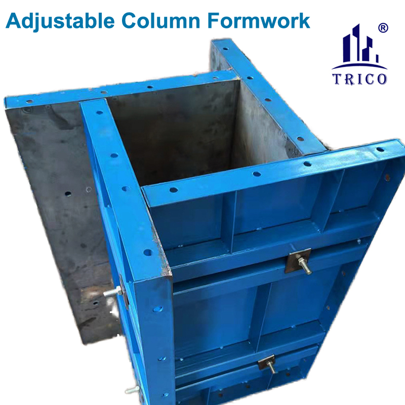 Reusable Adjustable Steel Column Formwork  for Concrete Construction