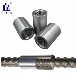 45c 40cr Standard  Parallel Thread Rebar Coupler for Concrete Construction Rebar Connection