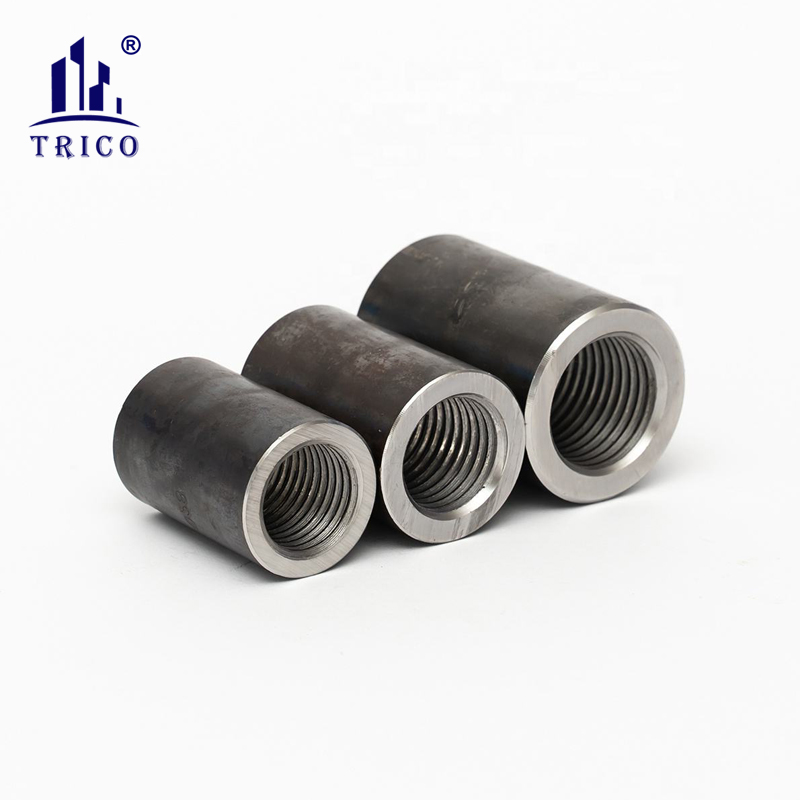 45c 40cr Standard  Parallel Thread Rebar Coupler for Concrete Construction Rebar Connection