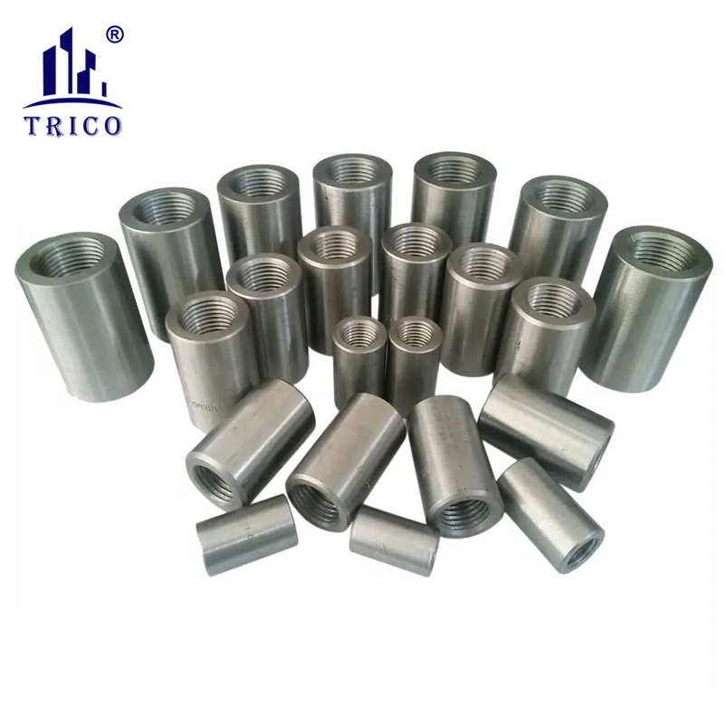 45c 40cr Standard  Parallel Thread Rebar Coupler for Concrete Construction Rebar Connection