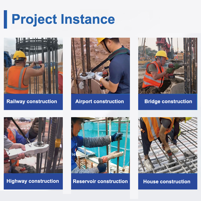 Battery-Powered Electric Rebar Connecting Torque Wrench