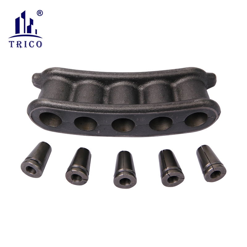 Cast Iron Post Tension Arc Flat Anchor for Prestressed Anchorage System