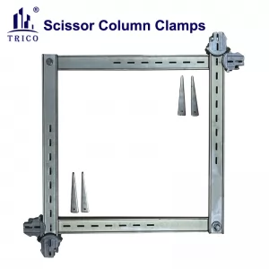 Adjustable Scissor Column Forming Clamps for Concrete Square Column